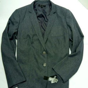 Emily Charcoal Gray Blazer Size 16 NWT
